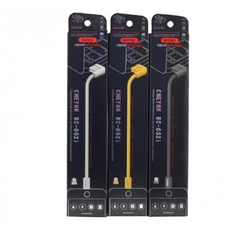 USB-kaapeli Remax Cheynn RC-052i musta Lightning 100cm