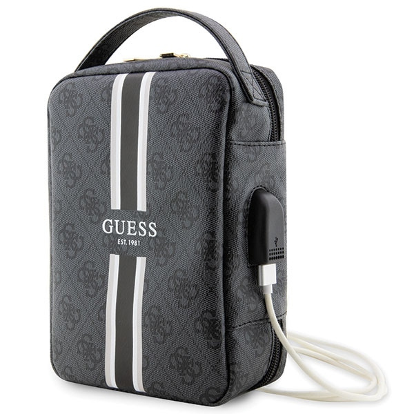 Guess laukku GUHBP4RPSK organizer musta 4G Printed Stripes
