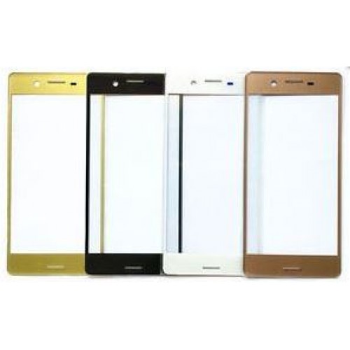 Outer Screen Glass Compatible With Sony Xperia X F5121 Black HQ