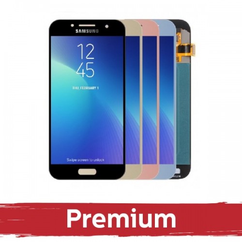 LCD-näyttö Samsung A320 A3 2017 kultainen OEM