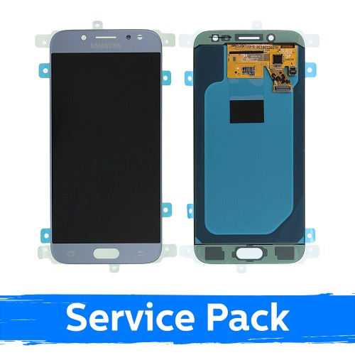 LCD-näyttö Samsung J530 J5 hopeinen (Service Pack)