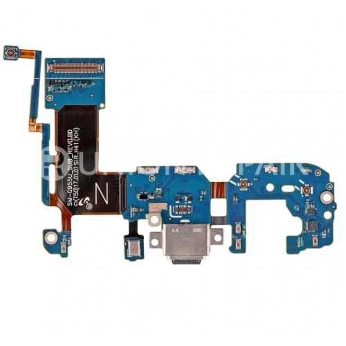 Charging Port Compatible With Samsung G955 S8 Plus with Flex / Plata OEM