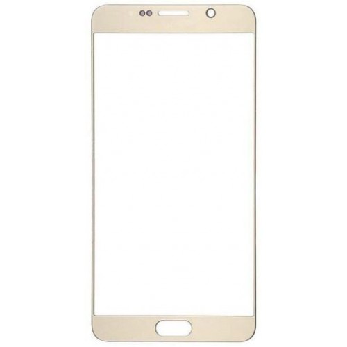 Outer Screen Glass Compatible With Samsung N920 Note 5 Gold HQ