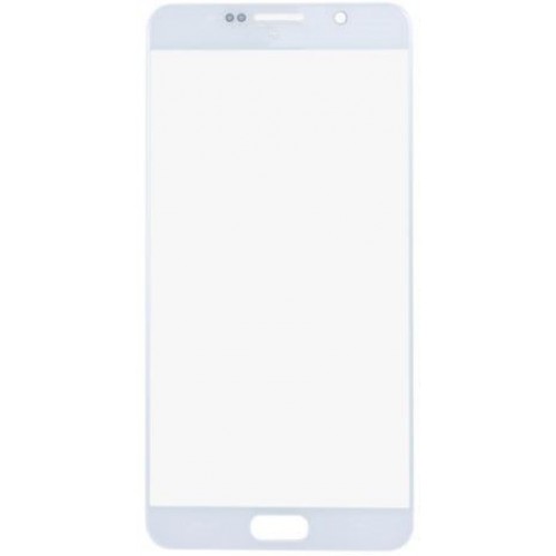 Outer Screen Glass Compatible With Samsung N920 Note 5 White HQ