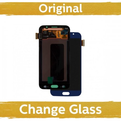 LCD-näyttö yhteensopiva Samsung G920 S6 tummansininen (uudistettu: Kiina)