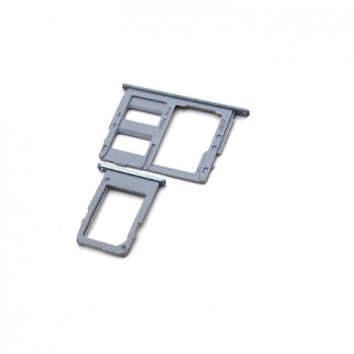 SIM Holder Compatible With Samsung J530 2017 J5 SIM + MicroSD card holder Blue / Silver