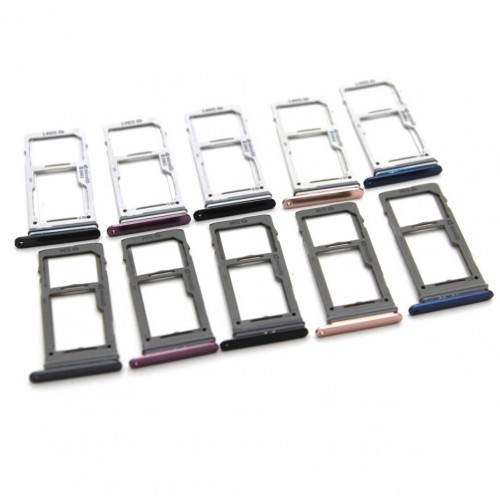 SIM Holder Compatible With Samsung G960 S9 / G965 S9+ SIM card holder Black