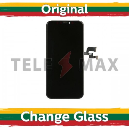 LCD Näyttö iPhone X musta (Telemax Renewed)