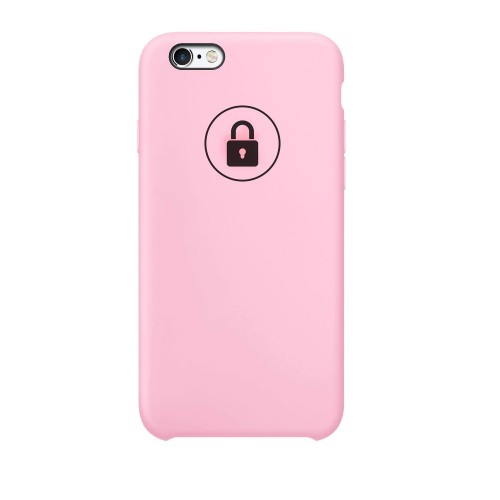 Phone Case "Silicone Case" for iPhone 6 ( iPhone 6S) / Light Pink / in package