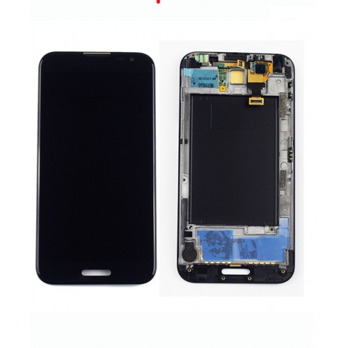 LCD-näyttö yhteensopiva LG E986 G Pro kehyksellä musta HQ
