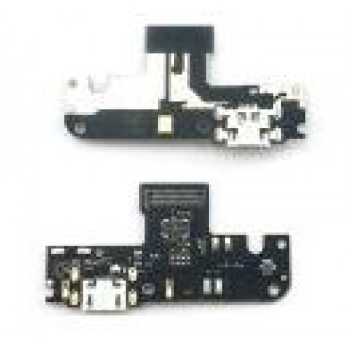 Charging Port Compatible With Xiaomi Redmi Note 5A With Flex / Plata OEM