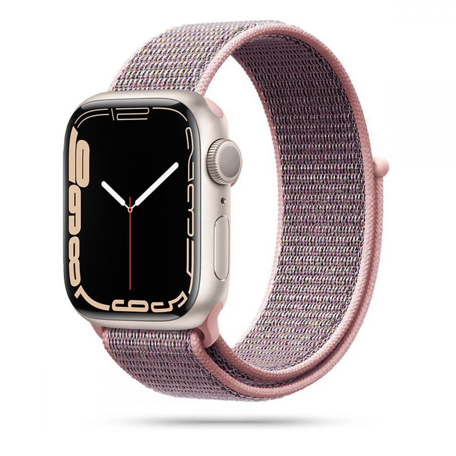 Tech-Protect Nylon Hihna Apple Watch 4/5/6/7/8/9/SE (38/40/41 mm) Pink Sand