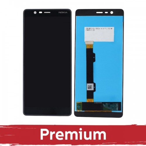 LCD-näyttö yhteensopiva Nokia 5.1 (Nokia 5 2018) musta OEM