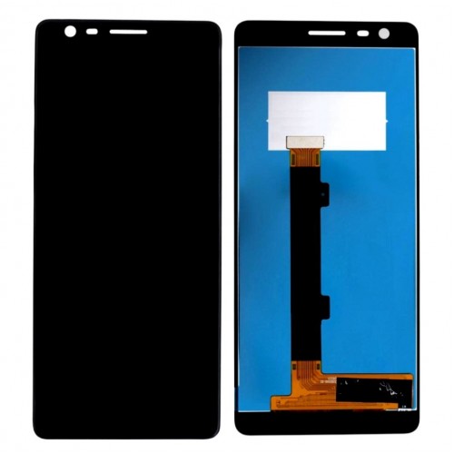 LCD Display Compatible With Nokia 3.1 (Nokia 3 2018) Black HQ