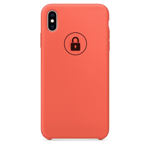 Phone Case "Silicone Case" for Apple iPhone Xs Max / Nectarine / in package