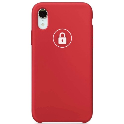 Phone Case "Silicone Case" for Apple iPhone XR / Red Product / in package