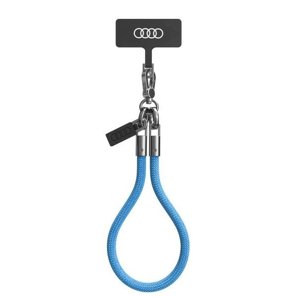 Audi universaali puhelinhihna 28cm 8mm sininen AU-HSL8-R8/D1-BE