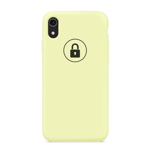 Phone Case "Silicone Case" for Apple iPhone XR / Yellow Mellow / in package