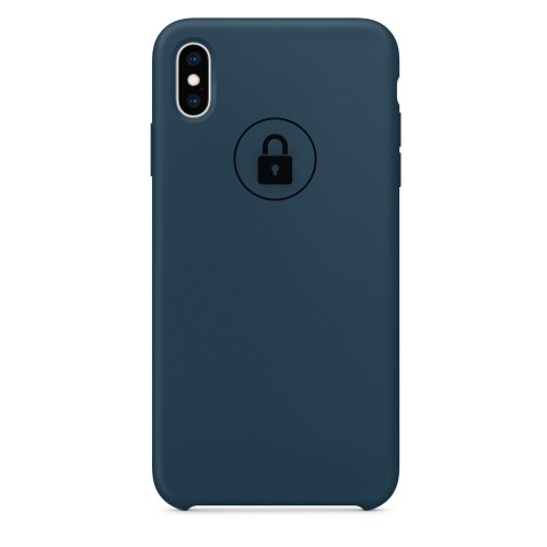 Phone Case "Silicone Case" for iPhone X (XS) / Pacific Green / in package