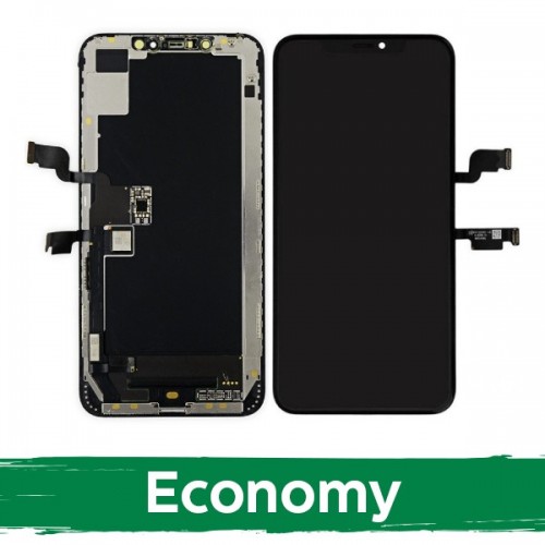 LCD-näyttö yhteensopiva iPhone Xs Max musta (INCELL / Economy)