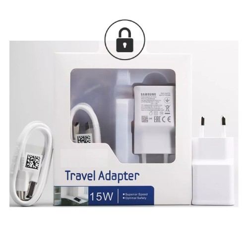 Charger Samsung EP-TA200W White original (2A / Fast Charge) + "Type-C" cable / (original package)