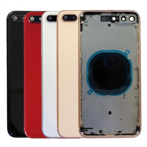 Takakansi koko kotelolla yhteensopiva iPhone 8 Plus kanssa punainen HQ