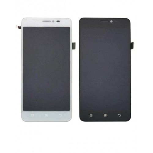 LCD-näyttö yhteensopiva Lenovo S850 kanssa valkoinen HQ