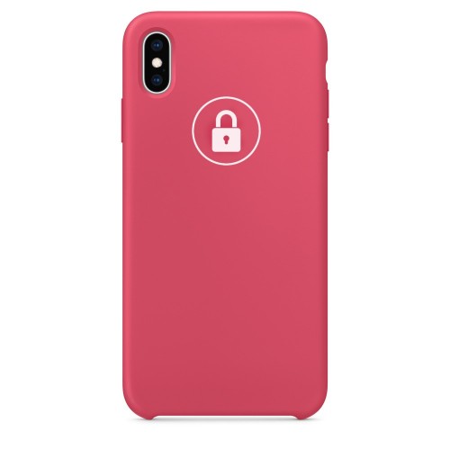 Phone Case "Silicone Case" for Apple iPhone Xs Max / Hibiscus / in package
