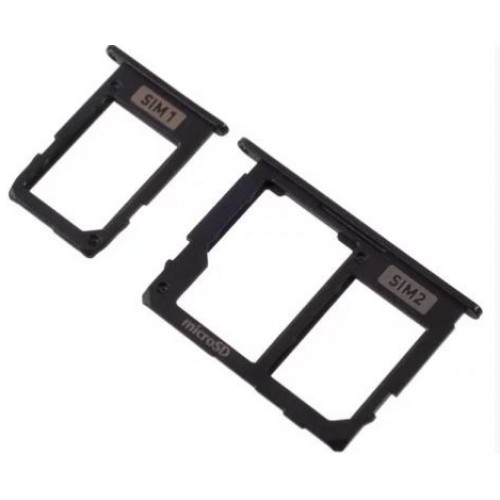 SIM Holder Compatible With Samsung A605 A6+ 2018 SIM card holder Black