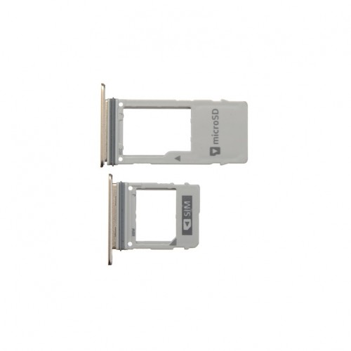 SIM Holder Compatible With Samsung A530 A8 2018 SIM card holder Gold (1 SIM)
