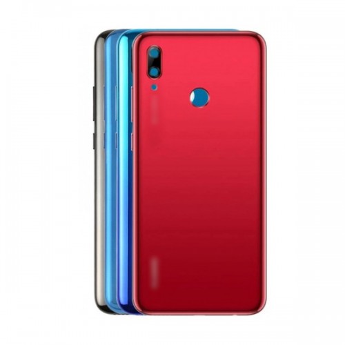 Takakansi yhteensopiva Huawei P Smart 2019 musta (kameran linssillä) HQ