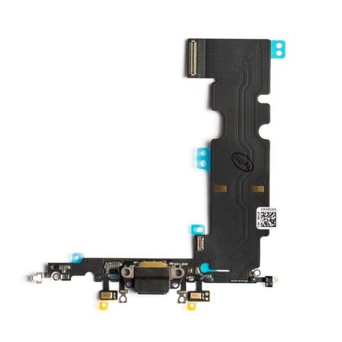 Charging Port Compatible With Apple iPhone 8 Plus 5.5'' with Flex / Black / OEM