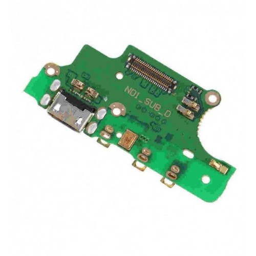 Charging Port Compatible With Nokia 5 With Flex / Plata OEM