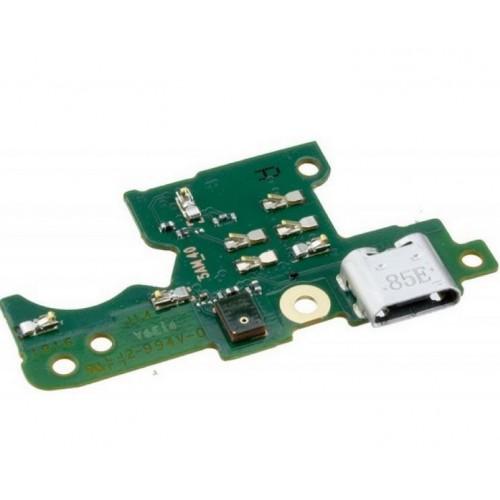 Charging Port Compatible With Nokia 3.1 su su With Flex / Plata OEM