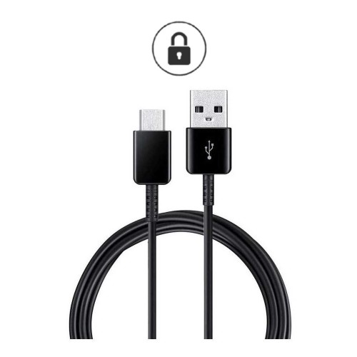 USB-kaapeli Samsung EP-DG970BBE S10 musta alkuperäinen (Type-C)