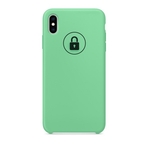 Phone Case "Silicone Case" for Apple iPhone Xs Max / Spearmint / in package