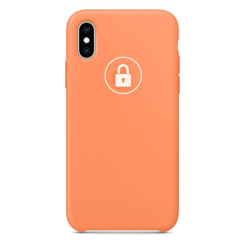 Phone Case "Silicone Case" for Apple iPhone XR / Papaya / in package