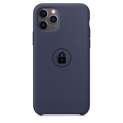 Phone Case "Silicone Case" for iPhone 11 Pro / Midnight Blue / in package