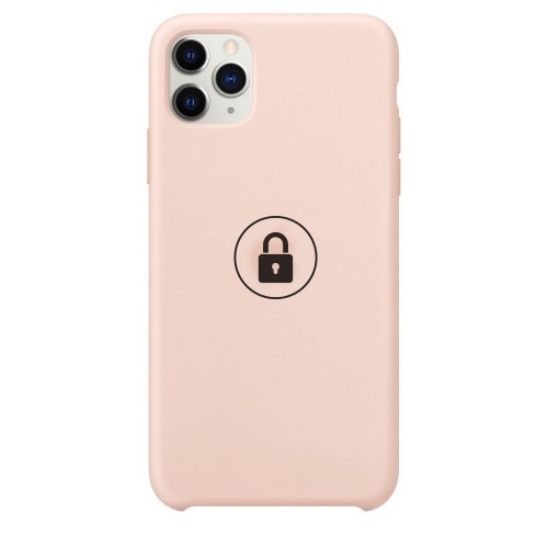 Phone Case "Silicone Case" for iPhone 11 Pro Max / Pink Sand / in package