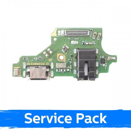 Latausportti yhteensopiva Huawei P20 Lite Flex-kaapelilla / Plata (Service Pack)
