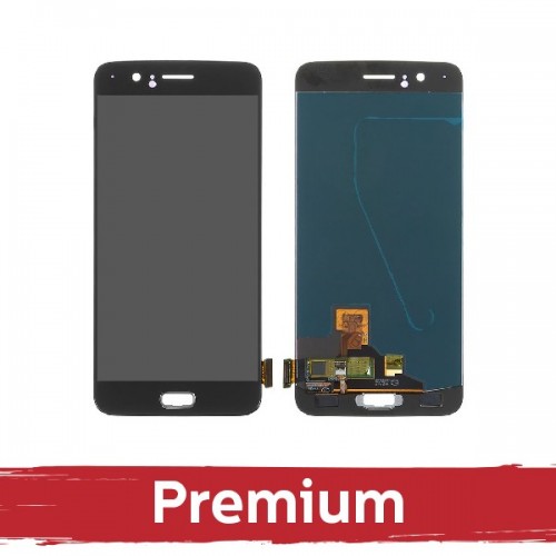 LCD-näyttö yhteensopiva OnePlus 5 A5000 musta OEM