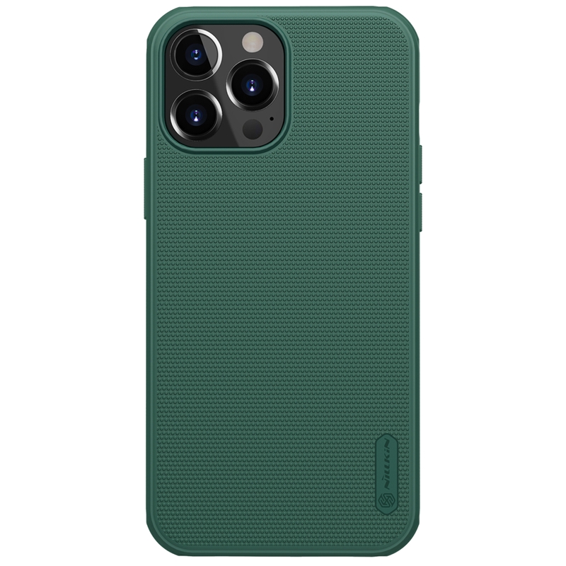 Nillkin Super Frosted Shield Pro suojakuori Apple iPhone 13 Pro Max -laitteelle, syvänvihreä