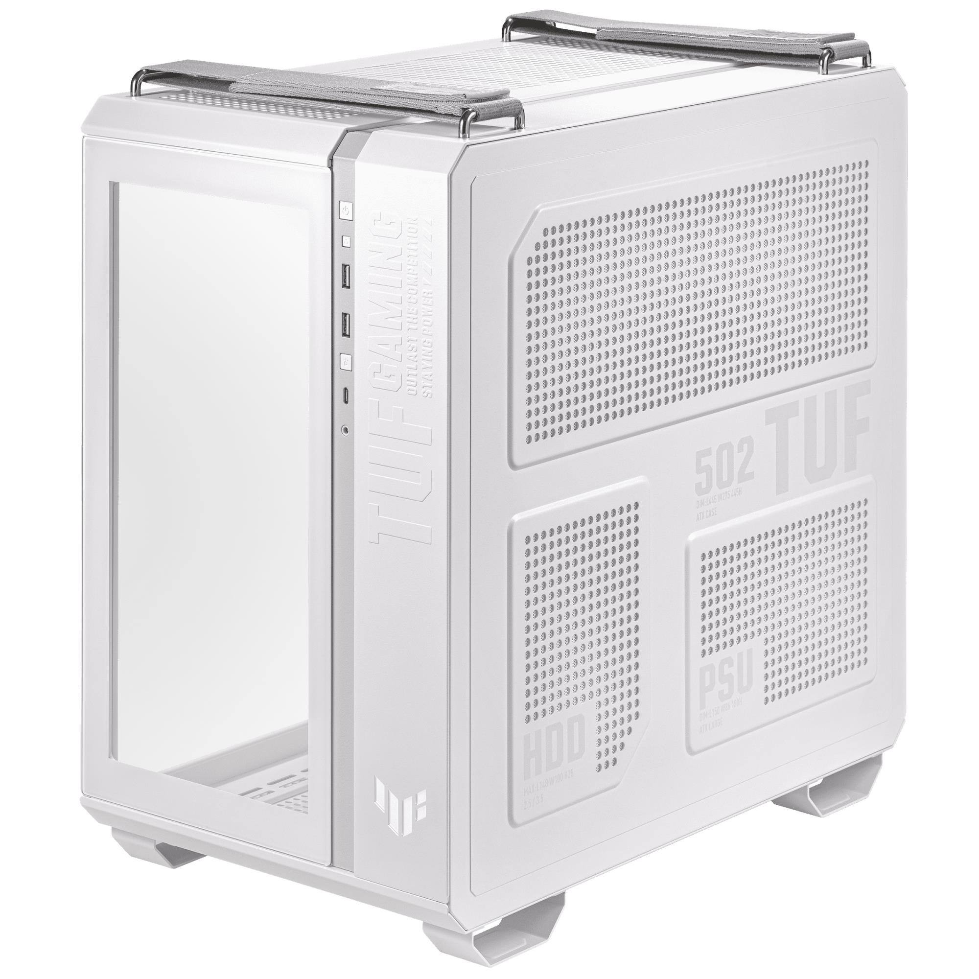 Tietokonerunko ASUS TUF Gaming GT502 Plus MidiTower ATX Valkoinen