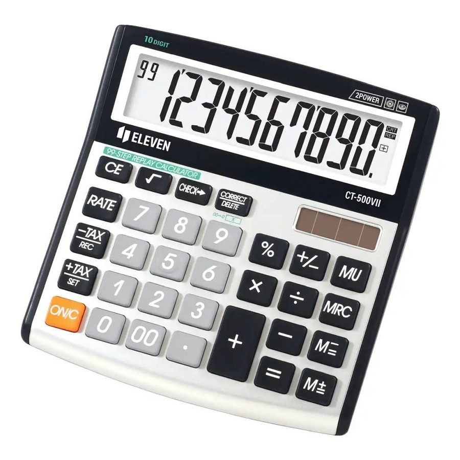 ELEVEN toimistolaskin CT-500VII valkoinen-musta
