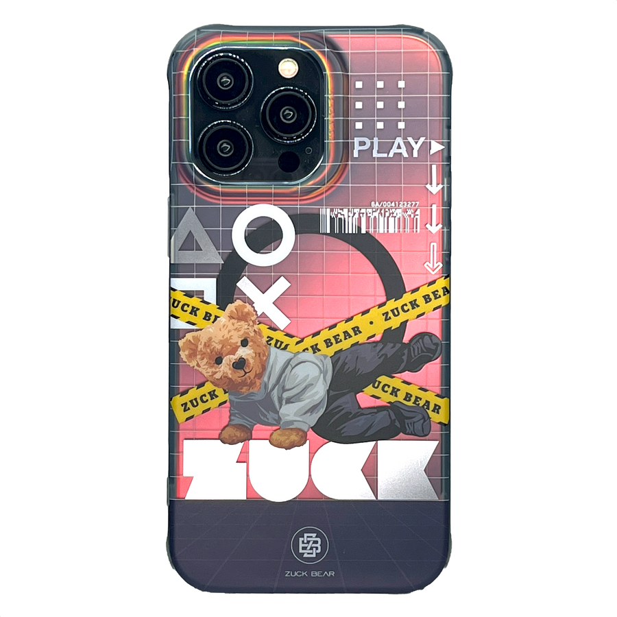 Zuck Bear New York Never Sleeps iPhone 15 Pro Suojakuori Queens Spark