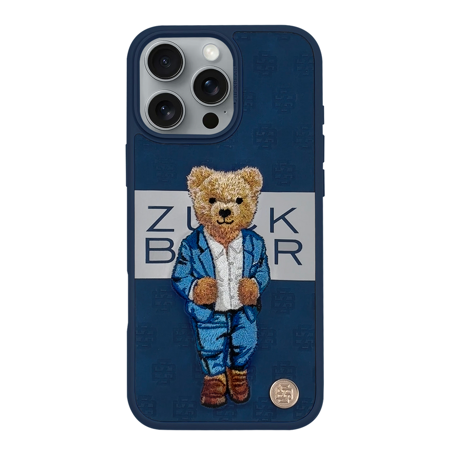 Zuck Bear Paris Gentleman iPhone 16 Pro Suojakuori Suit