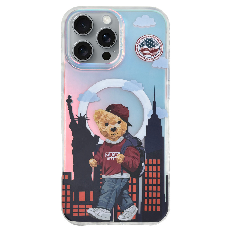 Zuck Bear Darnell iPhone 16 Pro Suojakuori New York