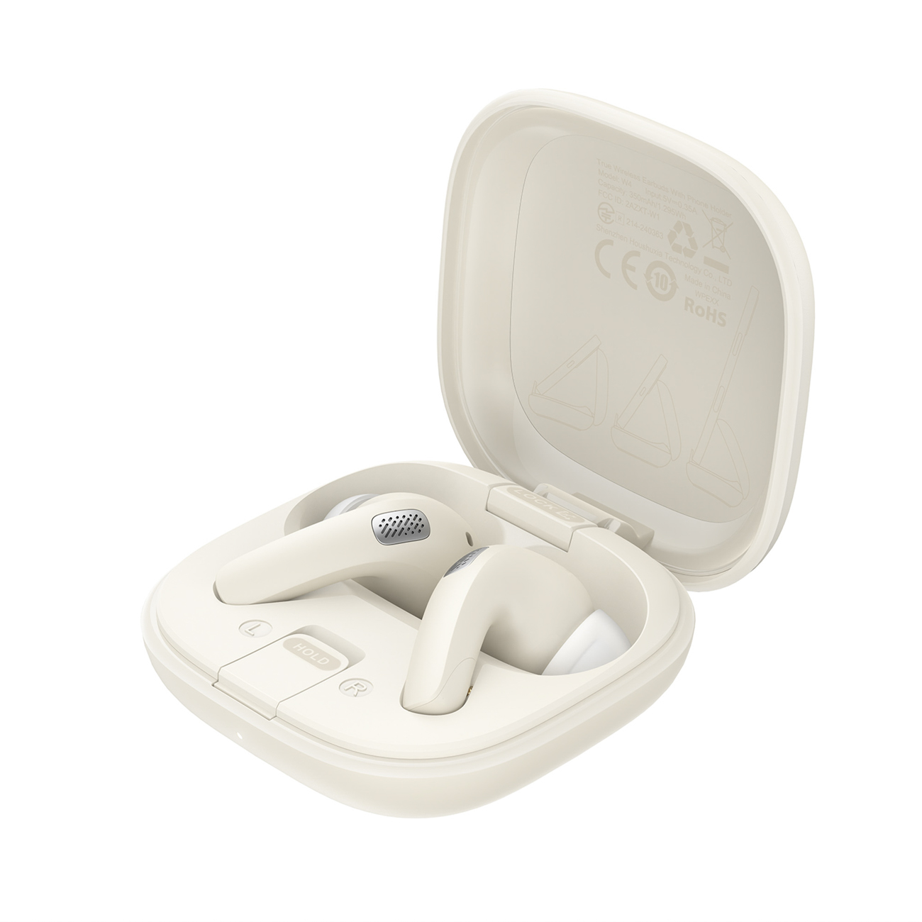 Acefast W4 TWS langattomat in-ear kuulokkeet puhelinteline toiminnolla, valkoinen