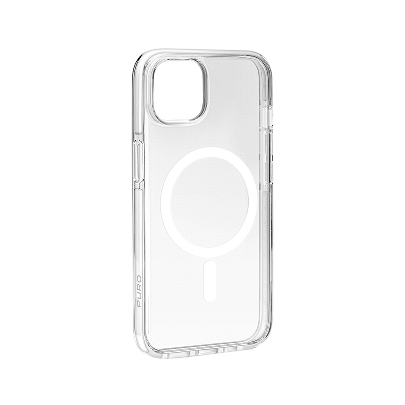 Puro Lite Mag Pro MagSafe Silicone Case for iPhone 15 - Transparent