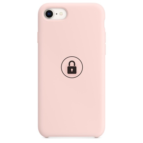 Phone Case "Silicone Case" for Apple iPhone SE 2020 / Pink Sand / in package